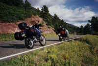 On the road outside of Trinidad, Colorado.